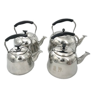厂家直销不锈钢土耳其水吹口哨茶壶酒店用