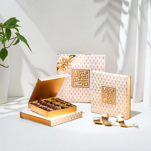 Sang trọng cứng nhắc hồi giáo EID mubarak ramada hộp giấy rỗng baklava ngày đóng gói bao bì hộp Quà tặng hộp ngày cho ramadan - Product Image 3