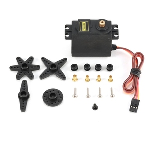MG995アナログサーボメタルギアサーボ55g高速トルクデジタルサーボモーターRCカーロボットヘリコプター用 (コントロールアングル180) - Product Image 1