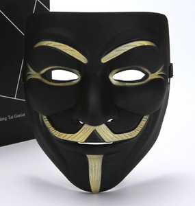 Cadılar bayramı için süslü elbise parti tam yüz v-şekil Vendetta film Cosplay kostüm aksesuarı - Product Image 1