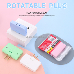Nuovo adattatore da parete caricatore con testa girevole 3 in 1 presa girevole Mini presa di corrente presa prolunga - Product Image 2