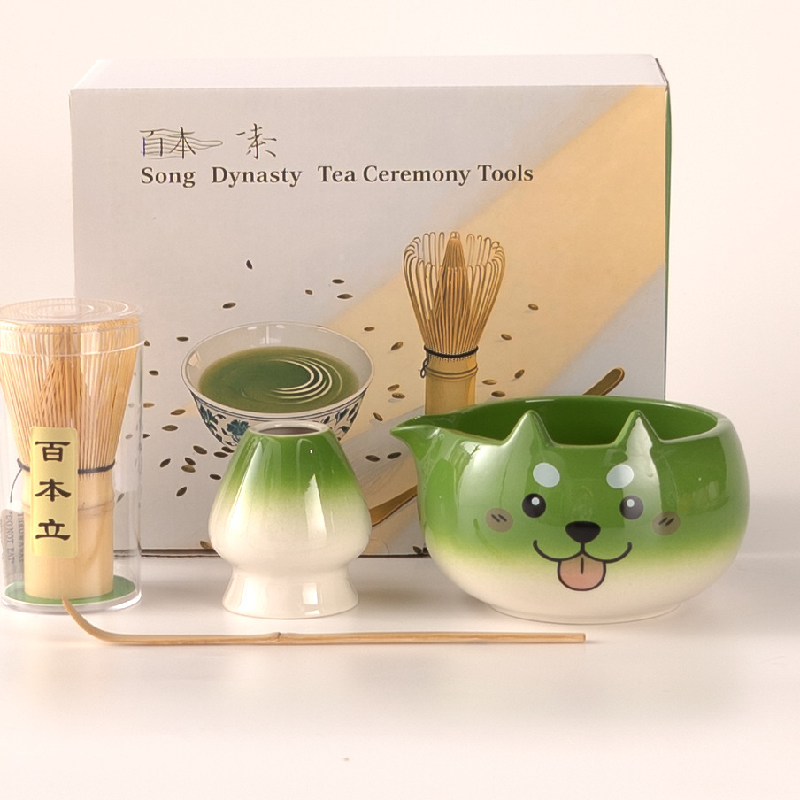Matcha 4-piece set-gradient green