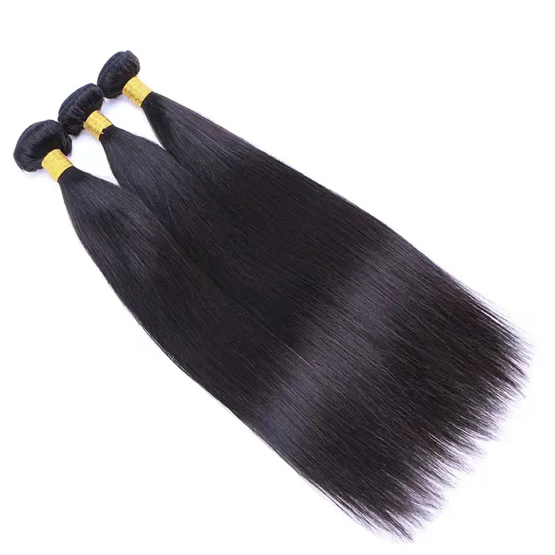 Atacado Hot Sell Brasileiro Virgem Remy Extensões De Cabelo Trama 100% Feixes De Cabelo Humano Virgem Trama Plana Extensões De Cabelo Para a mulher