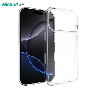 シンプルなアンチ指紋フレキシブル開口TPU透明携帯電話カバーiPhone 17 Pro Max用 - Product Image 1