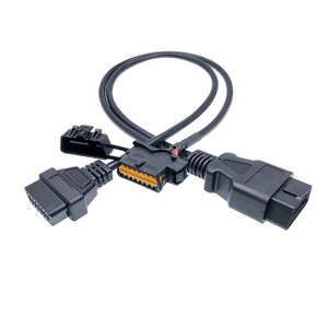 Obd-ii端口复制器OBD2 Y电缆OBD分路器延长电缆与雷诺的MT-OBD实时全球定位系统跟踪器兼容 - Product Image 1