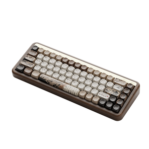 Venta al por mayor Akko MU01 caja de madera de nogal 68 teclas Estructura de junta Teclado programable RGB retroiluminado Gaming Teclado mecánico - Product Image 6