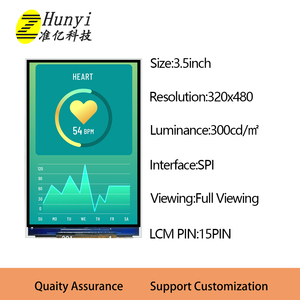 3.5 pollici lcd 240 * risoluzione 320 8bit MCU interfaccia parallela ST7789 o ILI9341V driver IC luce solare leggibile display lcd tft - Product Image 2