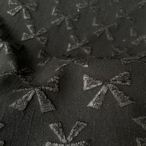 3D dimensionale Bowknot Prägung Polyester Muster Design Jacquard Stoff mit Stretch Multi Color für die Herstellung von Kleidungs stück Kleider tasche - Product Image 2