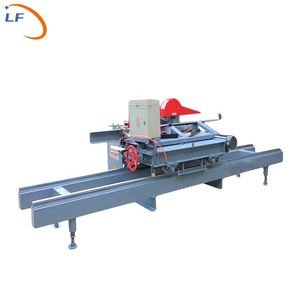Yuvarlak kütük kesme dairesel kereste fabrikası sürgülü masa motorlu testereler - Product Image 4