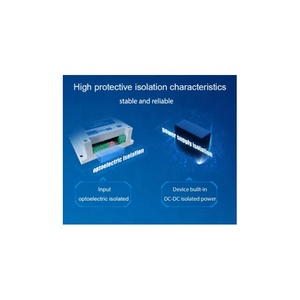 Modbus RTU Control I/O moduli di rete porta seriale RS485 interfaccia 4DI + 4DO installazione su rotaia 8 ~ 28VDC IoT MA01-AXCX4040