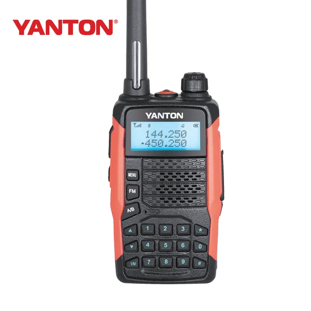 Walkie Talkie tri-band VHF/UHF taşınabilir radyo verici 128 kanal ham radyolar