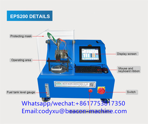 Telaio auto riparazione macchina elettronica EPS200 CRDI Common Rail Diesel iniettore di carburante codifica banco prova banco attrezzature banca - Product Image 5