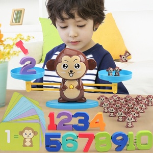 Numbers Weight <strong>Counting</strong> Color Cognition Math <strong>Counting</strong> Game Animal Monkey Balance Toy for Kids Education Gift Toy - Product Image 2
