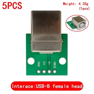 5PCS <strong>USB</strong> Male Connector / MINI MICRO <strong>USB</strong> to DIP <strong>Adapter</strong> female connector 2.54 Connector B Type-C USB2.0 3.0 Female PCB Converter - Product Image 6