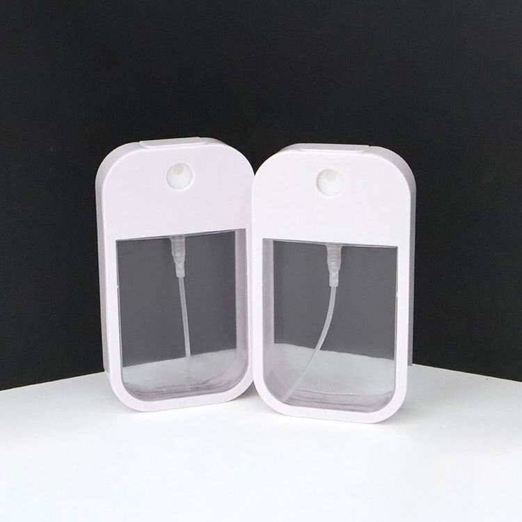 ขวดใสพร้อมกรอบสีขาว