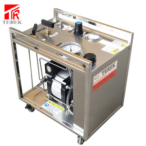 Pneumatic Liquid Pump Oil and Gas Wellhead <strong>Hydrostatic</strong> Test Equipment Pressure <strong>Testing</strong> Machine - Product Image 1