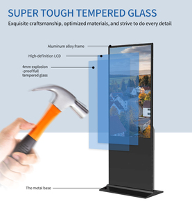 49 50 55 65 дюймов HD LCD Цифровая вывеска рекламный сенсорный экран Управление рыночным воротом Android медиаплеер - Product Image 6