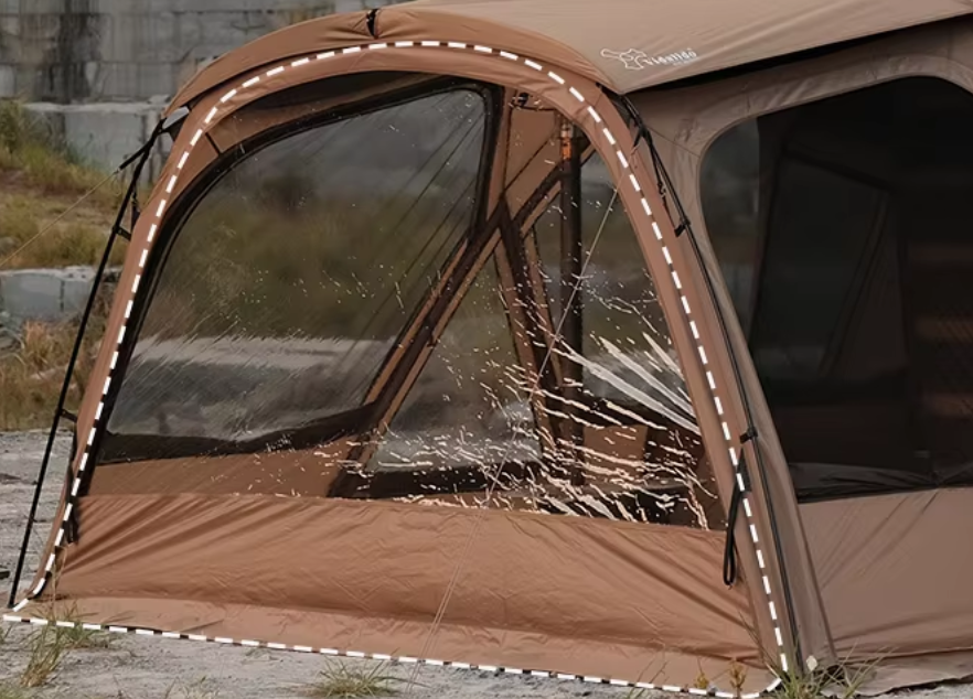Brown Horizon 2.0 tent TPU Door curtain