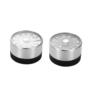 Multi-funzione di 60 minuti in acciaio inox Timer visivo magnetico rotante orologio per la cottura nuovo utensile da cucina con allarme - Product Image 1