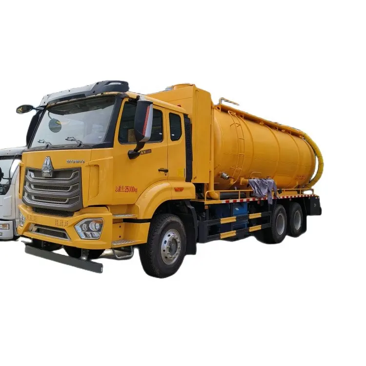 Precio de fábrica howo camión de succión de aguas residuales al vacío 6x4 20m3 camión bomba de agua de aguas residuales para la venta