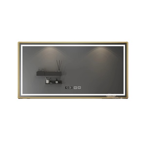 厂家定制尺寸多功能发光二极管多色带镜子浴室柜 - Product Image 1