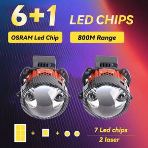 DGLS en kaliteli LED çift ışık lensi süper parlak spot araba işık aksesuarları HD Lens Bi Led projektör Lens ile sessiz Fan - Product Image 2
