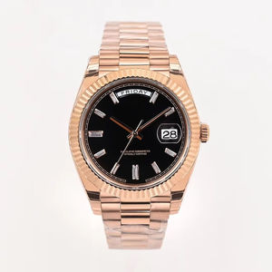 Ultra hochwertige Uhr 40mm Roségold Fabrik EW ETA 3255 Uhrwerk 228235 Luxus Grün 22mm Mondphase - Product Image 3