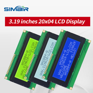 Modulo di caratteri Display schermo LCD 20x4 singolo colore ad alta definizione perno parallelo giallo saldabile 5V - Product Image 2