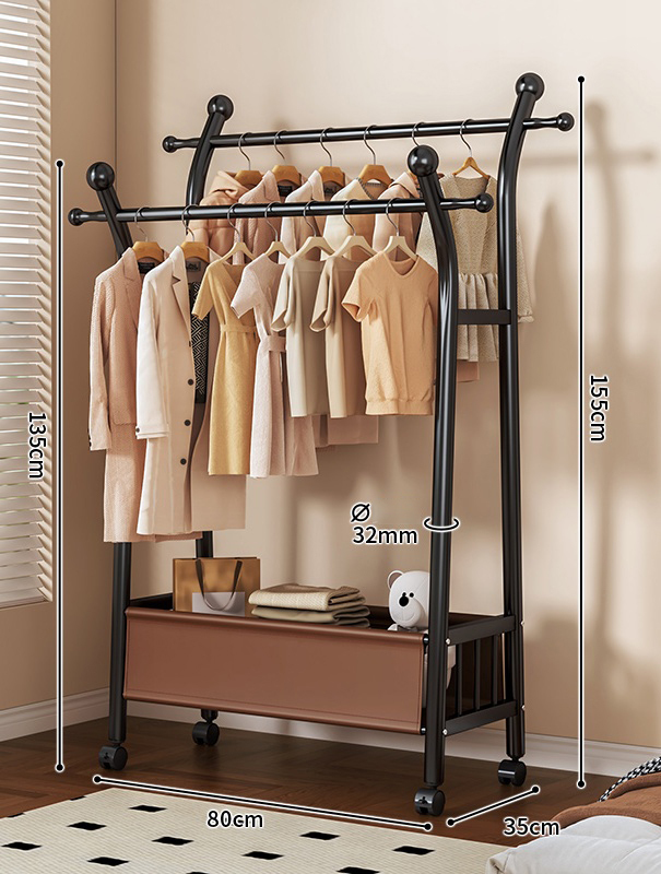 80cm black-brown