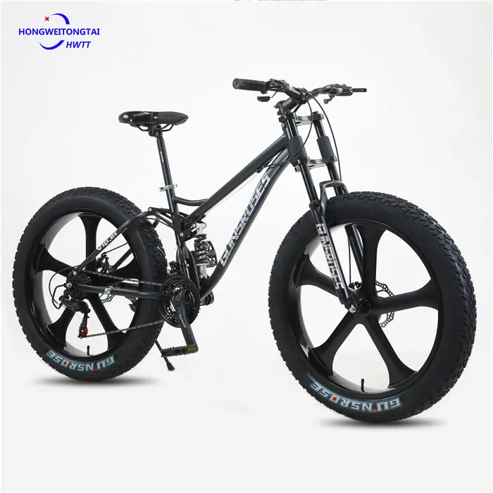 OEM Coloured Carbon 26 Zoll Fat Bike komplette Voll federung/New Fat Tire Bike mit Radsatz/26x4.9 Reifen Fat Bike Sale