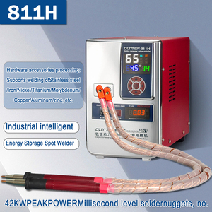 GLITTER 811H 42KW Lithium Iron Power <strong>Battery</strong> Aluminum to Copper <strong>Battery</strong> <strong>Spot</strong> <strong>Welder</strong> Single Aluminum to Nickel Welding Equipment