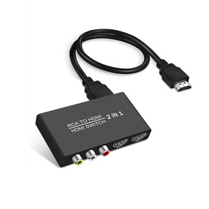 3 in <strong>1</strong> Out RCA to HDMI Converter <strong>Switcher</strong> Selector Supports 3D 4K for HDTV PS4/5 Game Consoles PC