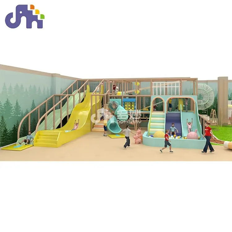 Domerry-laberinto interior para patio de juegos para niños, equipo de entretenimiento, casa de juegos interior