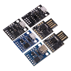 ATTINY mavi siyah TINY85 Digispark Kickstarter mikro geliştirme kurulu ATTINY85 modülü Arduino IIC I2C için USB ATTINY45