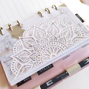 Promotional Custom Graphic and Text A5 A6 PVC <strong>Inserts</strong> Suitable for Ring-bound and Disc-bound Diary <strong>Notebooks</strong> Planner Dashboard - Product Image 3