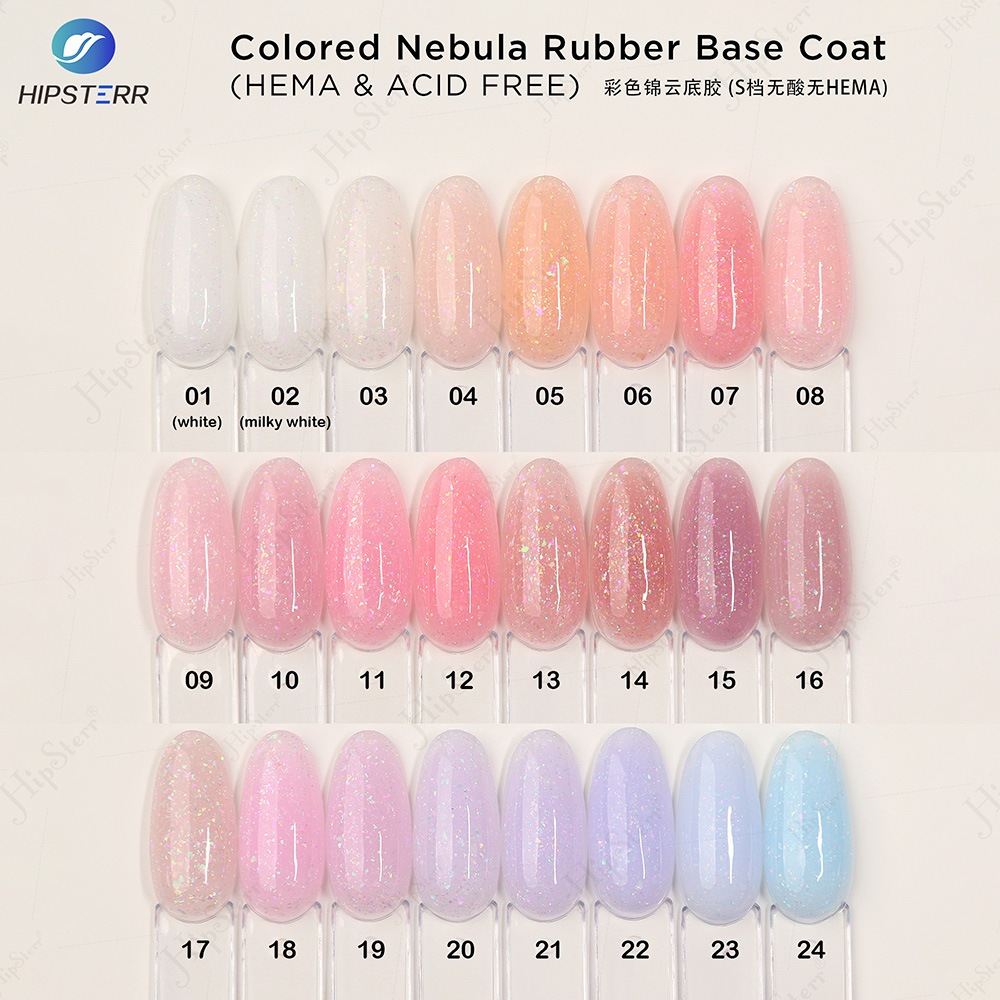 Colored Nebula Rubber Base Coat