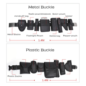 Güvenlik görevlisi modüler ekipman yardımcı seti taktik kemer sistemi kişisel savunma ekipmanları üzerinde 8 bileşen torbalar - Product Image 4