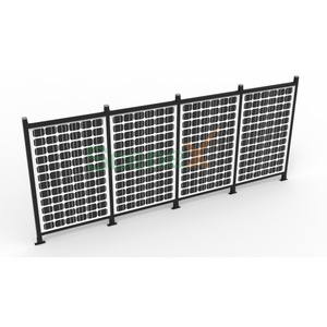 Özelleştirilmiş yeni GÜNEŞ PANELI çit montaj braketleri dikey üst çit güneş montaj - Product Image 1