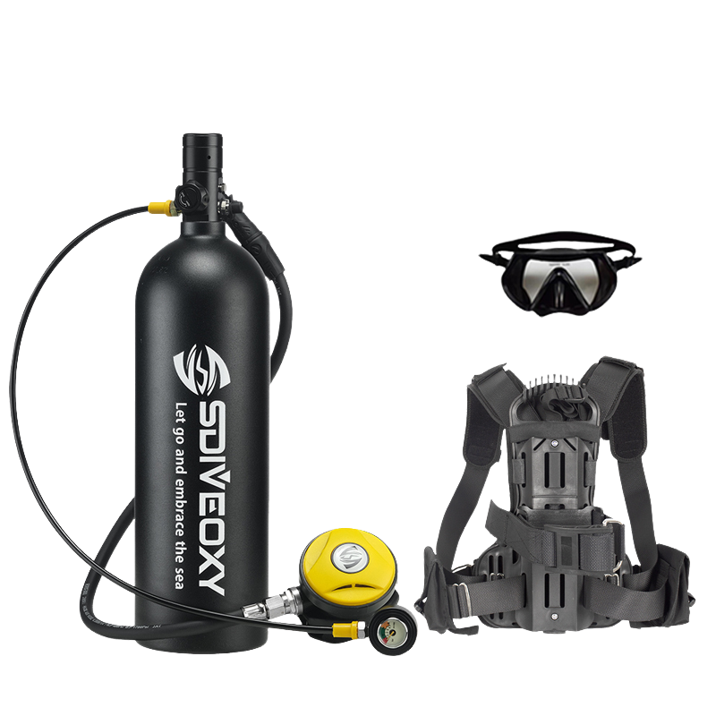 Bouteille de plongée noir
