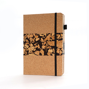 <strong>Custom</strong> Logo A5 <strong>Notebook</strong> with Coffee Stitch Cork Cover Eco-Friendly Recycled Leather Journal <strong>Notebook</strong> for Note Taking Gift Giving - Product Image 2