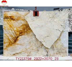 תאורה אחורית Patagoina אוניקס אבן שקוף פנדורה קריסטל לבן אוניקס שיש עבור רקע ושולחן צמרות