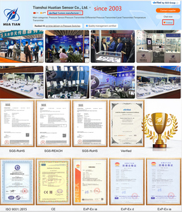 China Huatian CYB4220D OEM transmissor de pressão de ar diferencial com <span class=keywords><strong>display</strong></span> <span class=keywords><strong>lcd</strong></span> 0-100 mbar fora 0-10 vdc