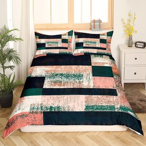Spires Duvet cover Set, hiện đại sáng tạo máy tính nghệ thuật Thiết kế psychedelic phong cách thay thế hình dạng hình ảnh, trang trí bộ đồ giường thiết lập - Product Image 5