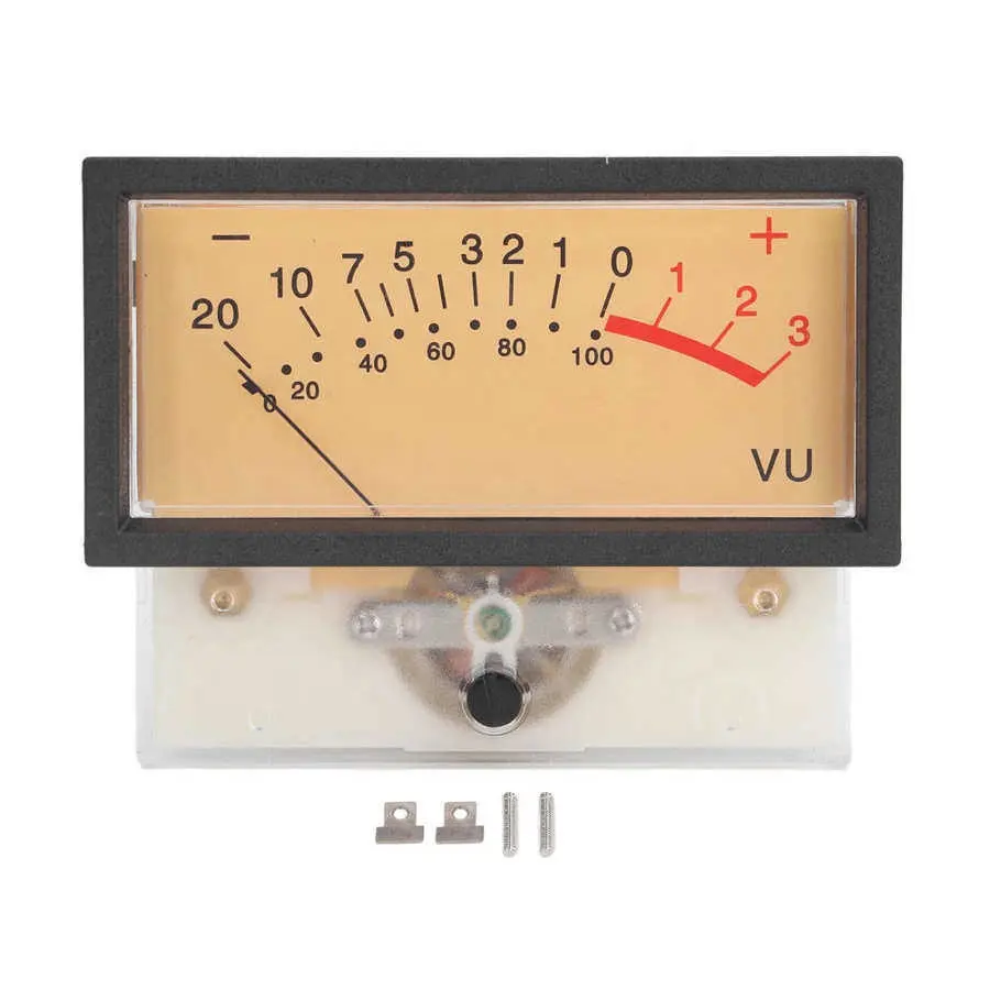 VU metre ara çerçeve amplifikatör güç deşarj düz önlemek için statik elektrik ev ses için kayıt stüdyosu için DIY