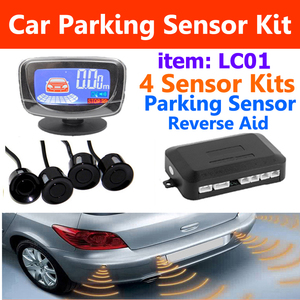 Universal Car <strong>Backup</strong> <strong>Reverse</strong> Aid <strong>Backup</strong> Radar Auto Rear Parking <strong>Sensor</strong> LC01 Car Reversing Aid 4 <strong>Sensor</strong> 18-22MM with LCD Display - Product Image 2