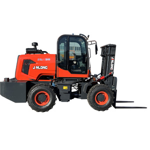 Hochleistungs-Hoch leistungs material handhabung mit Rädern Laden Entladen Automatisches Heben Stapeln von Kraftstoff 4WD Offroad-Gabelstapler - Product Image 1