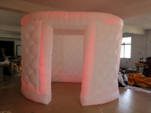 Olay parti için 2024 popüler fotoğraf kabini kabuk arka plan taşınabilir şişme 360 fotoğraf kabini fuar standı - Product Image 6