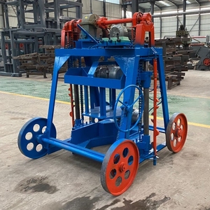 Hollow Brick Mobile Forming <strong>Machine</strong> Semi-automatic <strong>Block</strong> <strong>Making</strong> <strong>Machine</strong> Compressed Earth <strong>Block</strong> <strong>Machine</strong> - Product Image 2