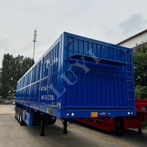 LUYI 60Ton 4アクスルコンテナ半トレーラー大型積荷運搬用,大型貨物キャリア - Product Image 5