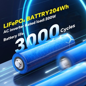 Новое устройство для хранения энергии 300 Вт, Аккумулятор Lifepo4, быстрая зарядка, портативная перезаряжаемая солнечная электростанция - Product Image 6